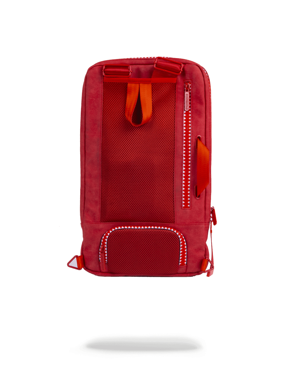 حقيبة القرش الحمراء (SHARK SMARTPACK (RED SEUEDE) LAPTOP BAG) حقيبة القرش الحمراء (SHARK SMARTPACK (RED SEUEDE) LAPTOP BAG)